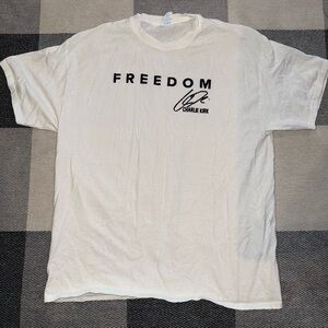 Men's Charlie Kirk Signed Shirt - Size XL